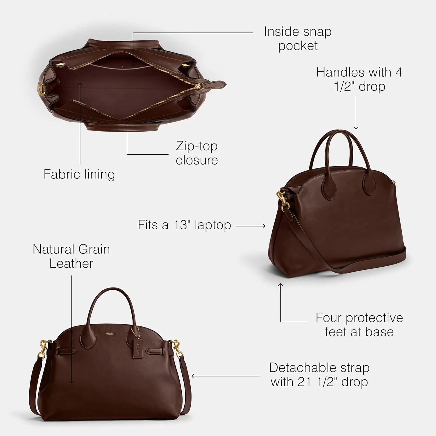 Coach Soft Empire Carryall 40