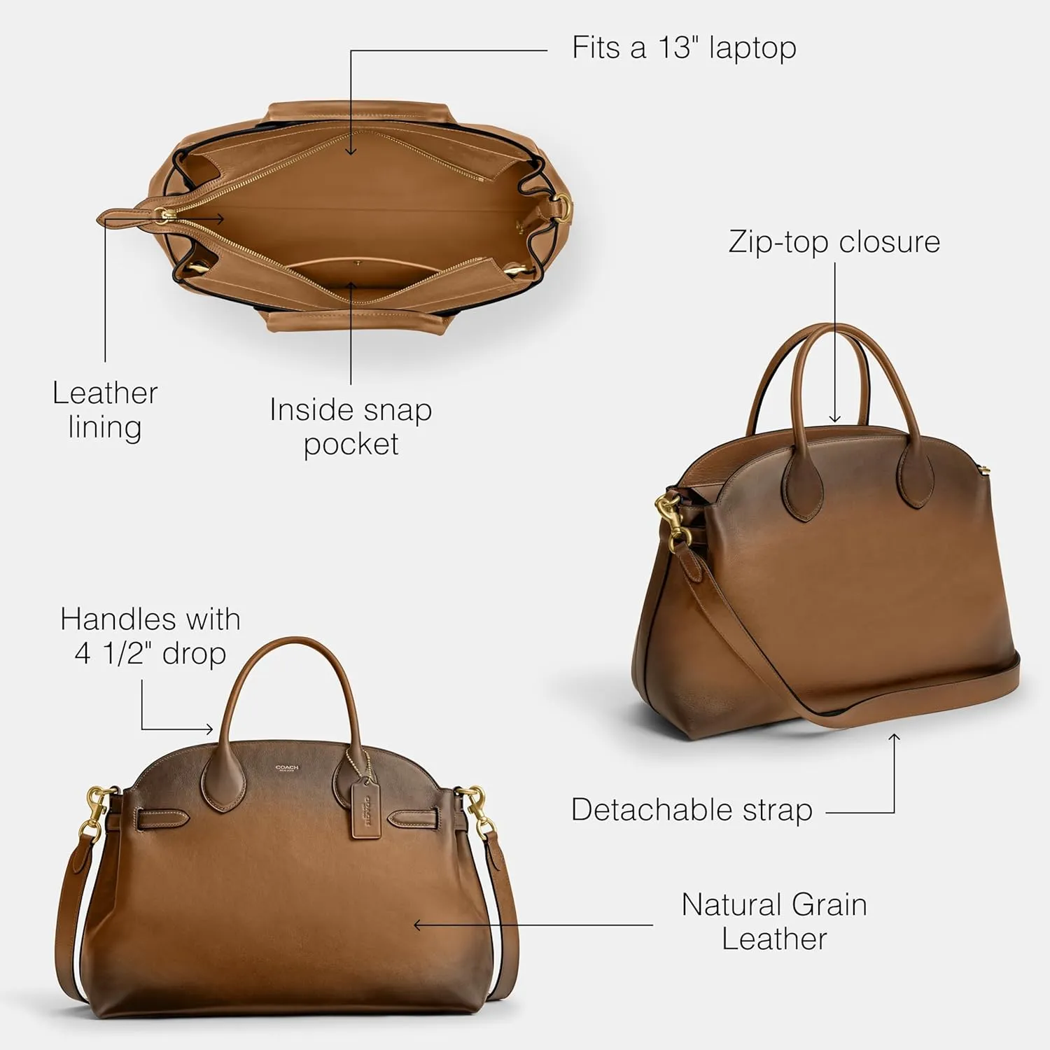 Coach Soft Empire Carryall 40