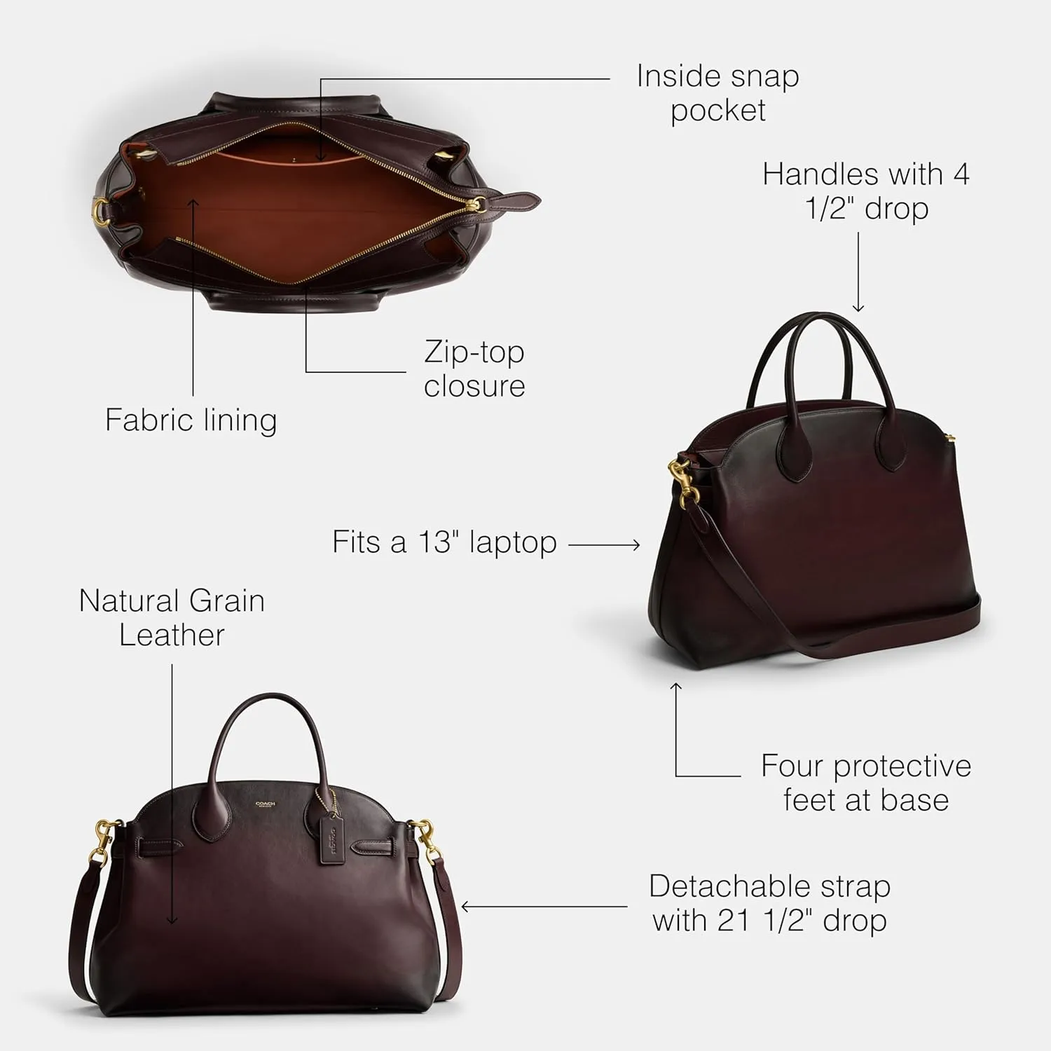 Coach Soft Empire Carryall 40