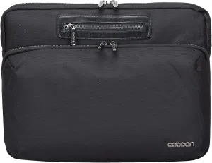 Cocoon MCS2305BK Buena Vista 13" Laptop Sleeve with Built-in Grid-IT!® Accessory Organizer (Black)
