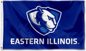 College Flags & Banners Co. Eastern Illinois Panthers New Logo Flag