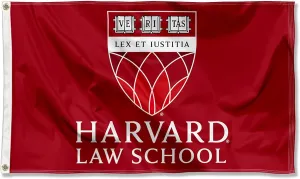 College Flags & Banners Co. Harvard Crimson Law School 3x5 Foot Flag