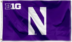 College Flags & Banners Co. Northwestern Wildcats Big 10 Flag