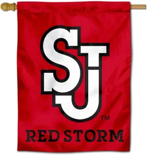 College Flags & Banners Co. St. John's Red Storm Double Sided House Flag