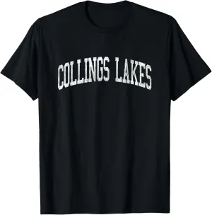 Collings Lakes New Jersey NJ Vintage Athletic Sports Design T-Shirt