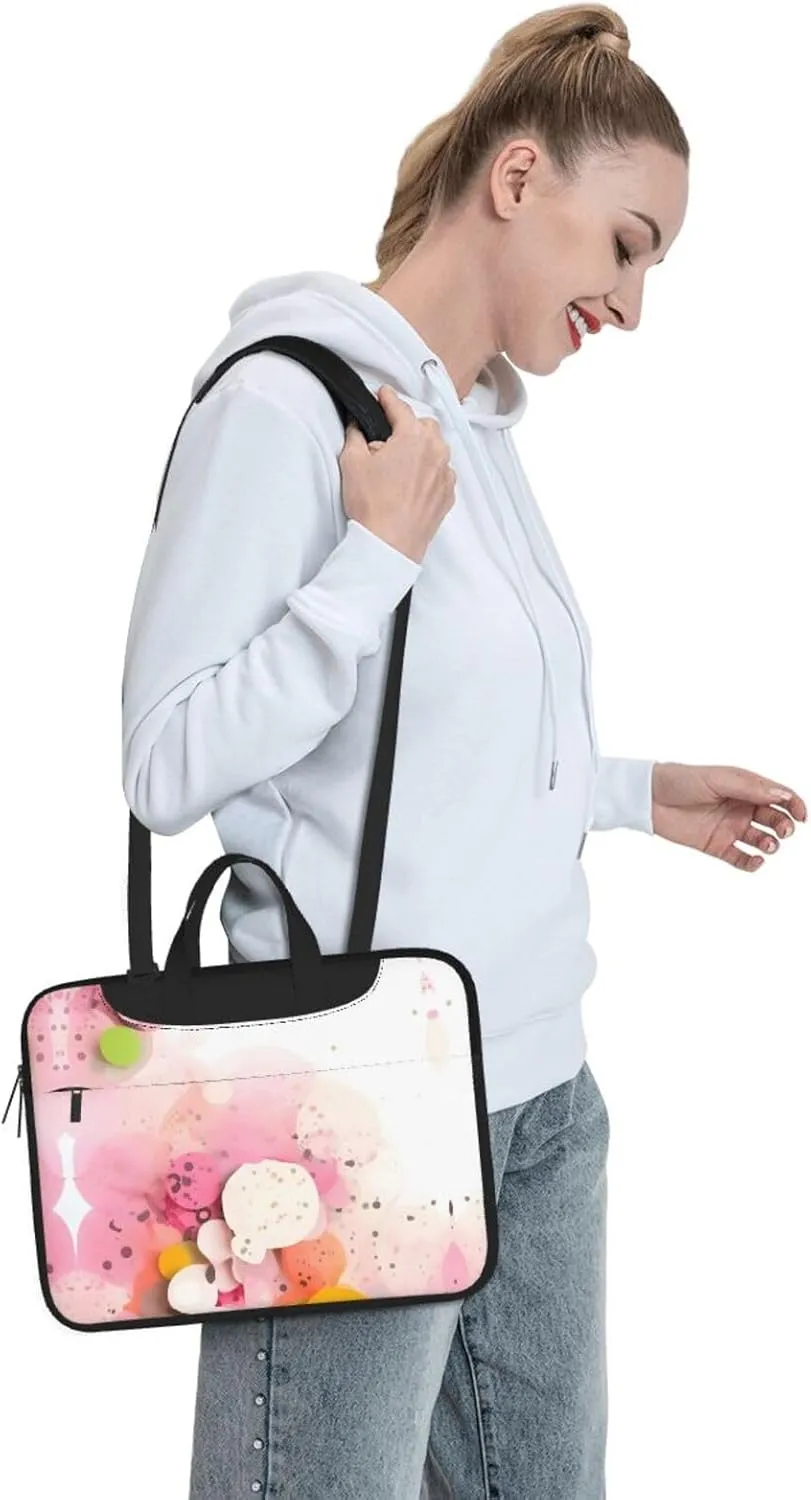 Color fragment paper Prints Laptop Bag - with Soft Interior, Multiple Pockets - Ideal for Men, Travel and Business