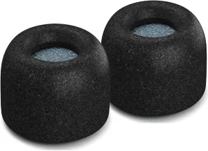 Comply Memory Foam Replacement Earbud Tips for Google Pixel Buds & Google Pixel Buds A-Series | Ultimate Comfort, Secure Fit, Superior Noise Isolation | Black, Medium (3 Pairs)