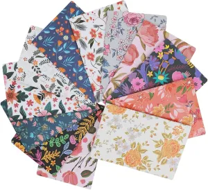 Composition Notebook Journals -12 Pack with 60 Lined Pages, 30 Sheets, Sewn Binding, Hard Cover Books，Embossed Cover in Floral Bliss Pattern (5.75 x 8.35 Inches)，for School, Office, or at-Home Use