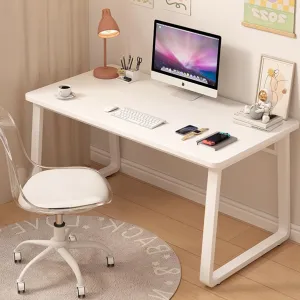 Computer Desk Modern Simple Style Desk for Home Office, 31.5 inch White Small Writing Table Study Corner Work Desk for Bedroom