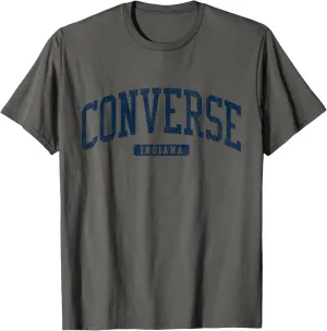 Converse Indiana IN College University Style Blue T-Shirt