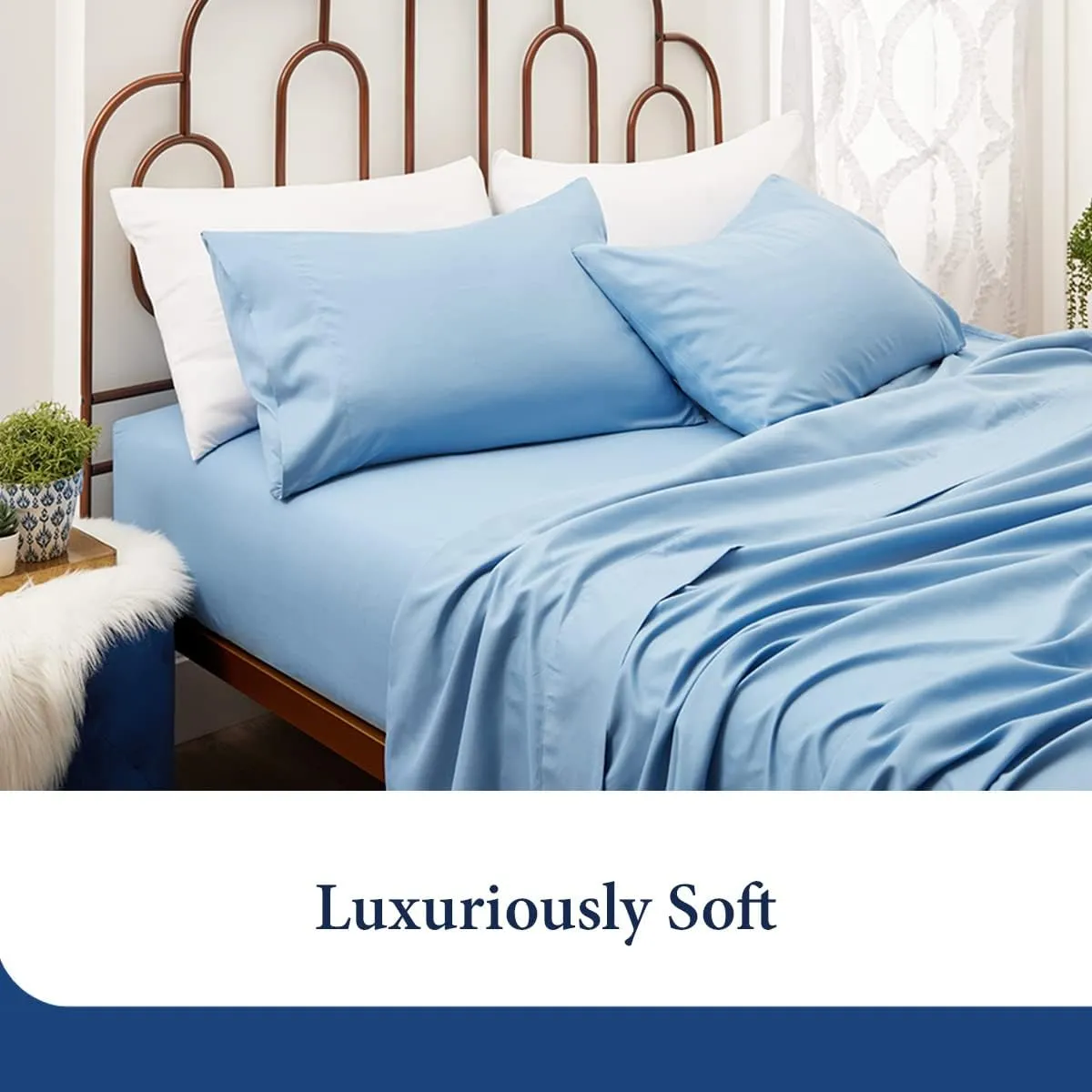 Cosy House Collection Premium Rayon Derived from Bamboo Pillowcase Set of 2 - Ultra Soft, Cooling & Breathable Bedding (King, Burgundy)