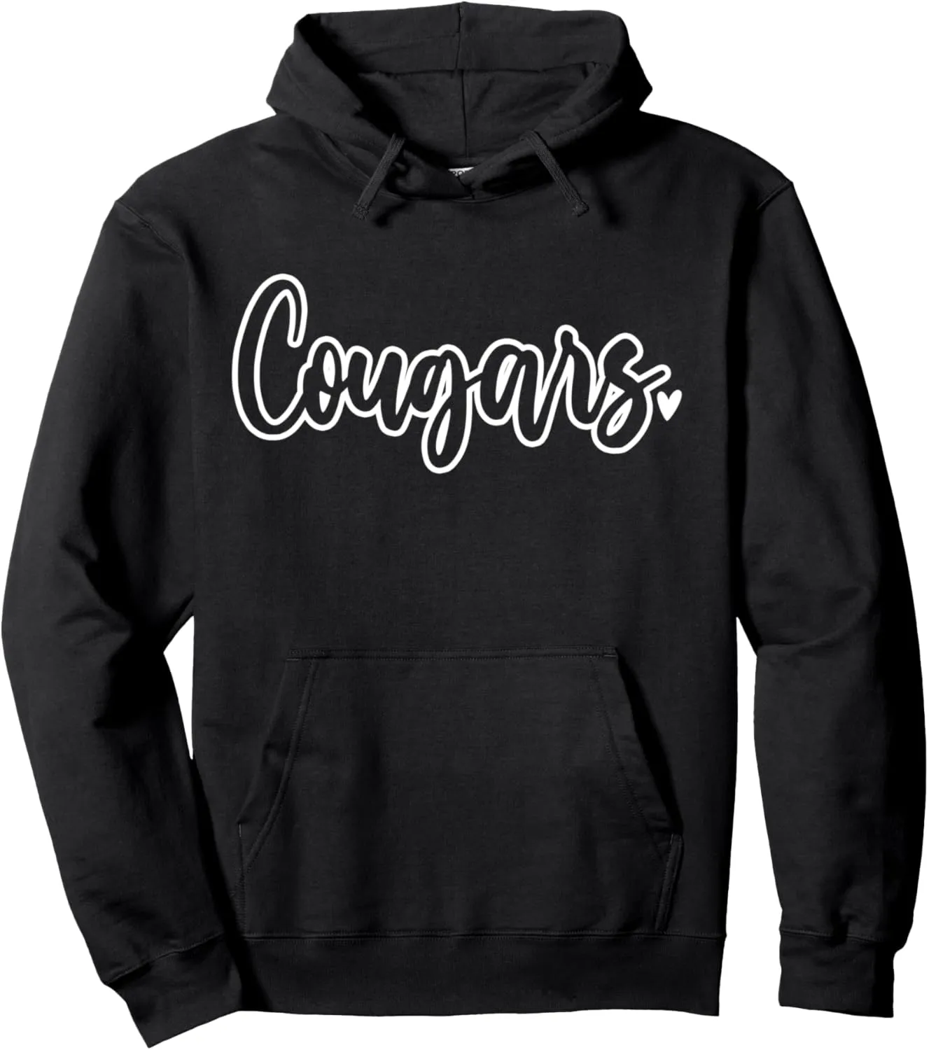 Cougars School Sports Fan Team Spirit Mascot Gift Pullover Hoodie