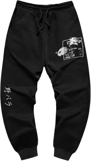 COZYEASE Men's Jogger Sweatpants Drawstring Waist Gym Workout Athletic Jogger Pants with Pockets
