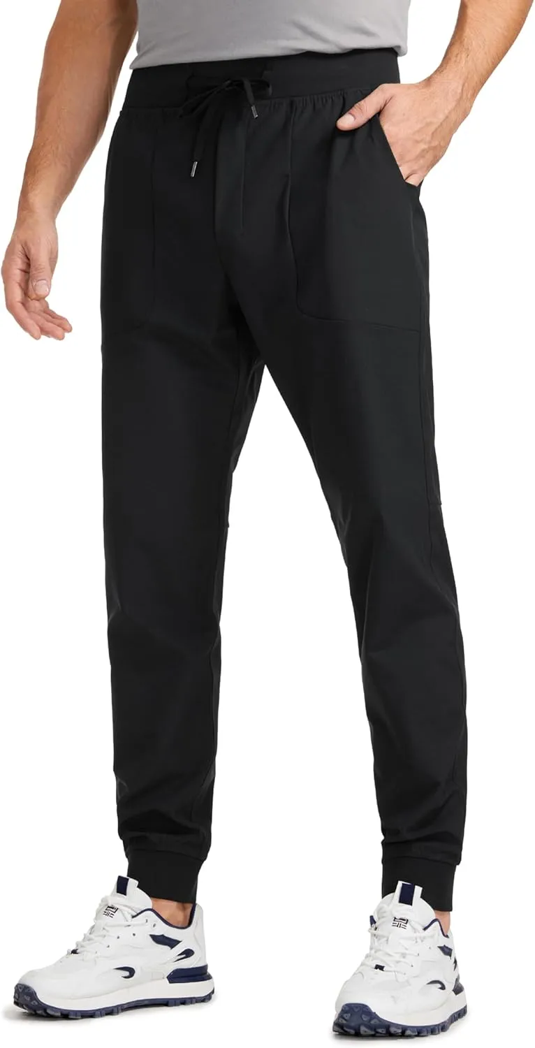 CRZ YOGA All Day Comfy Golf Joggers Pants for Men 30'' Quick Dry Lightweight Stretch Work Casual Sweatpants with Pockets