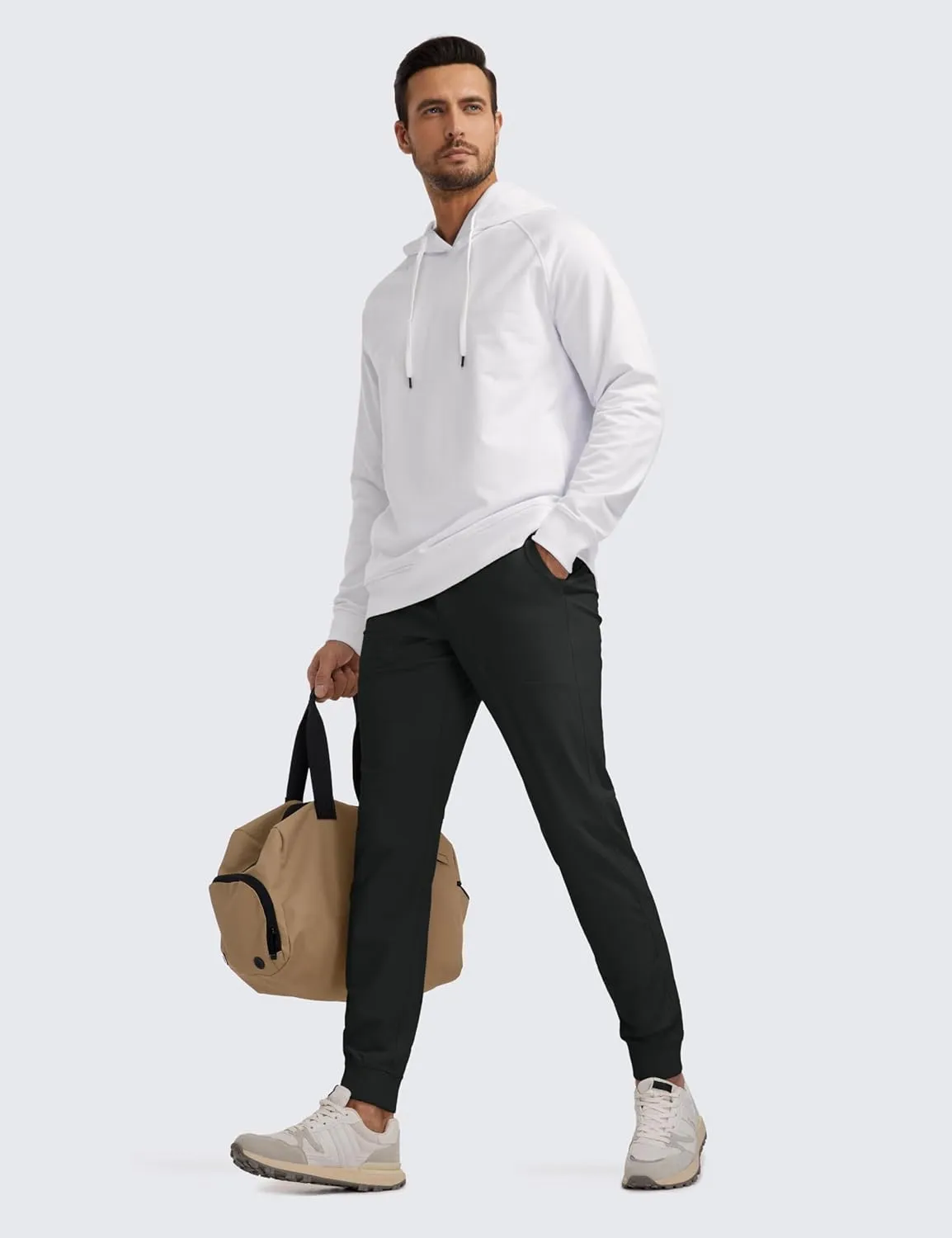 CRZ YOGA All Day Comfy Golf Joggers Pants for Men 30'' Quick Dry Lightweight Stretch Work Casual Sweatpants with Pockets