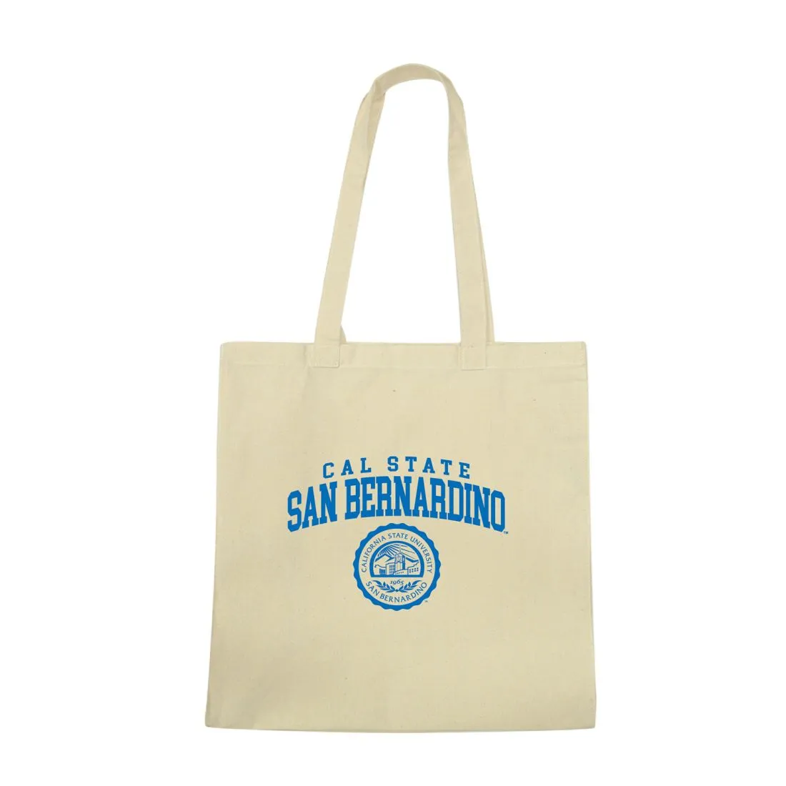 CSUSB California State University San Bernardino Coyotes Institutional Seal Tote Bag