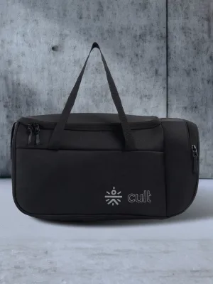 Cult 25 Litre Gym/Duffle Bag for Men & Women | Duffle Bag with Side Pocket & Shoulder Strap | Comfortable Handle | Black