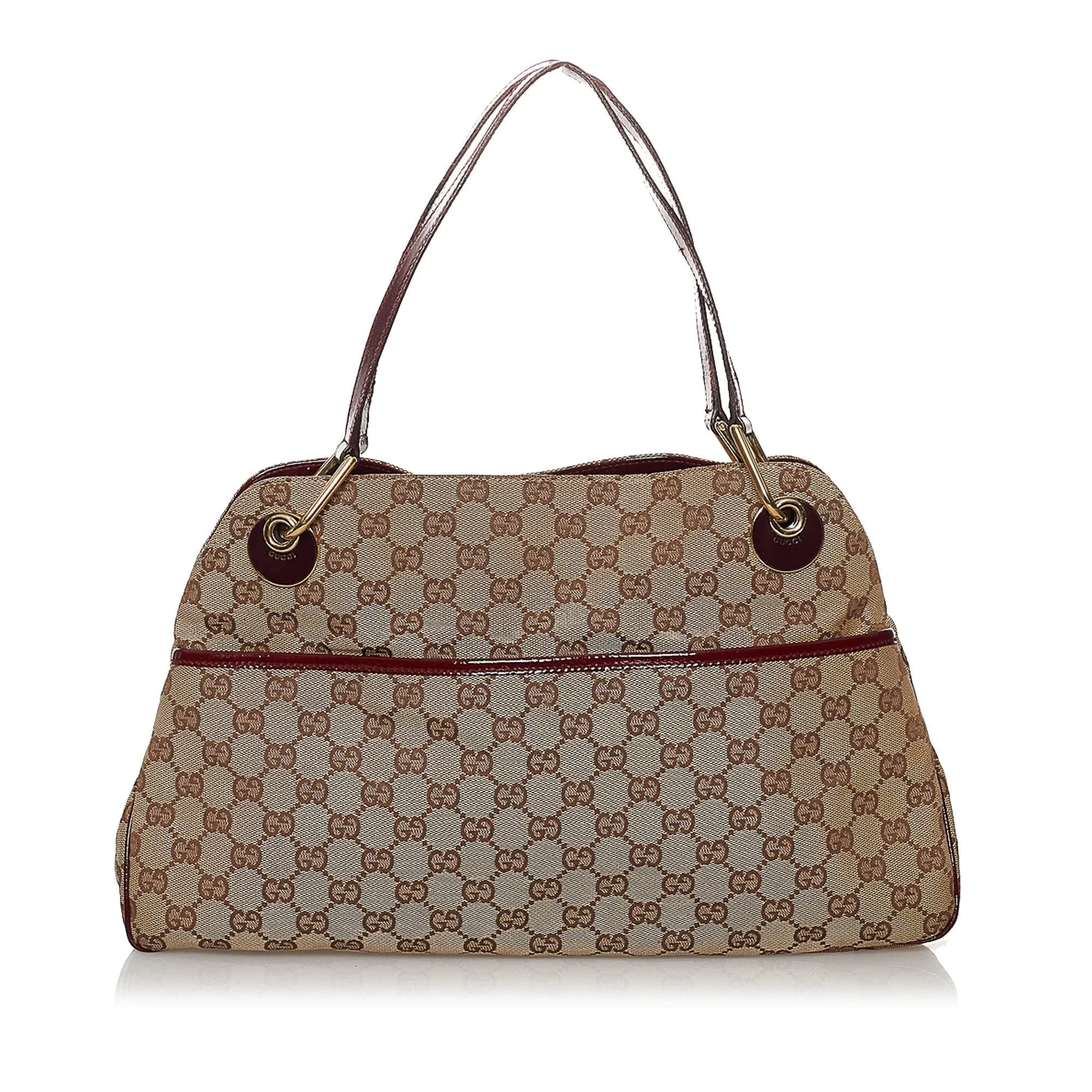 Custom design GG (SHG-33943) Bag Shoulder Holiday savings Eclipse Canvas Gucci