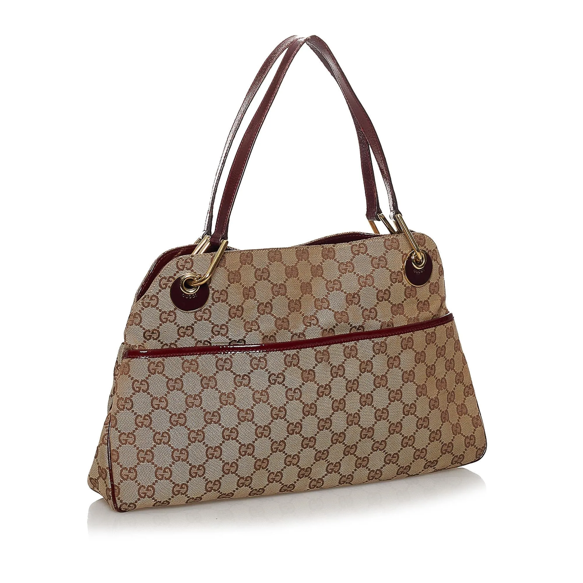 Custom design GG (SHG-33943) Bag Shoulder Holiday savings Eclipse Canvas Gucci