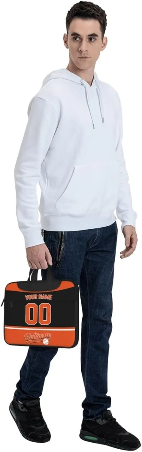Custom Laptop Bag Baseball Fans Gifts Custom City Classic Laptop Shoulder Bag Briefcase Protective Messenger Bag