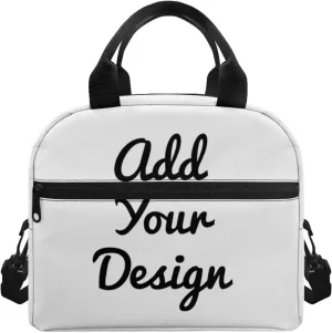 Custom Toddler Lunch Bag Personalized Insulated Lunch Bags with Zipper Closure Girls Customized Photo Name School Lunchbag Ideal for Daily Use