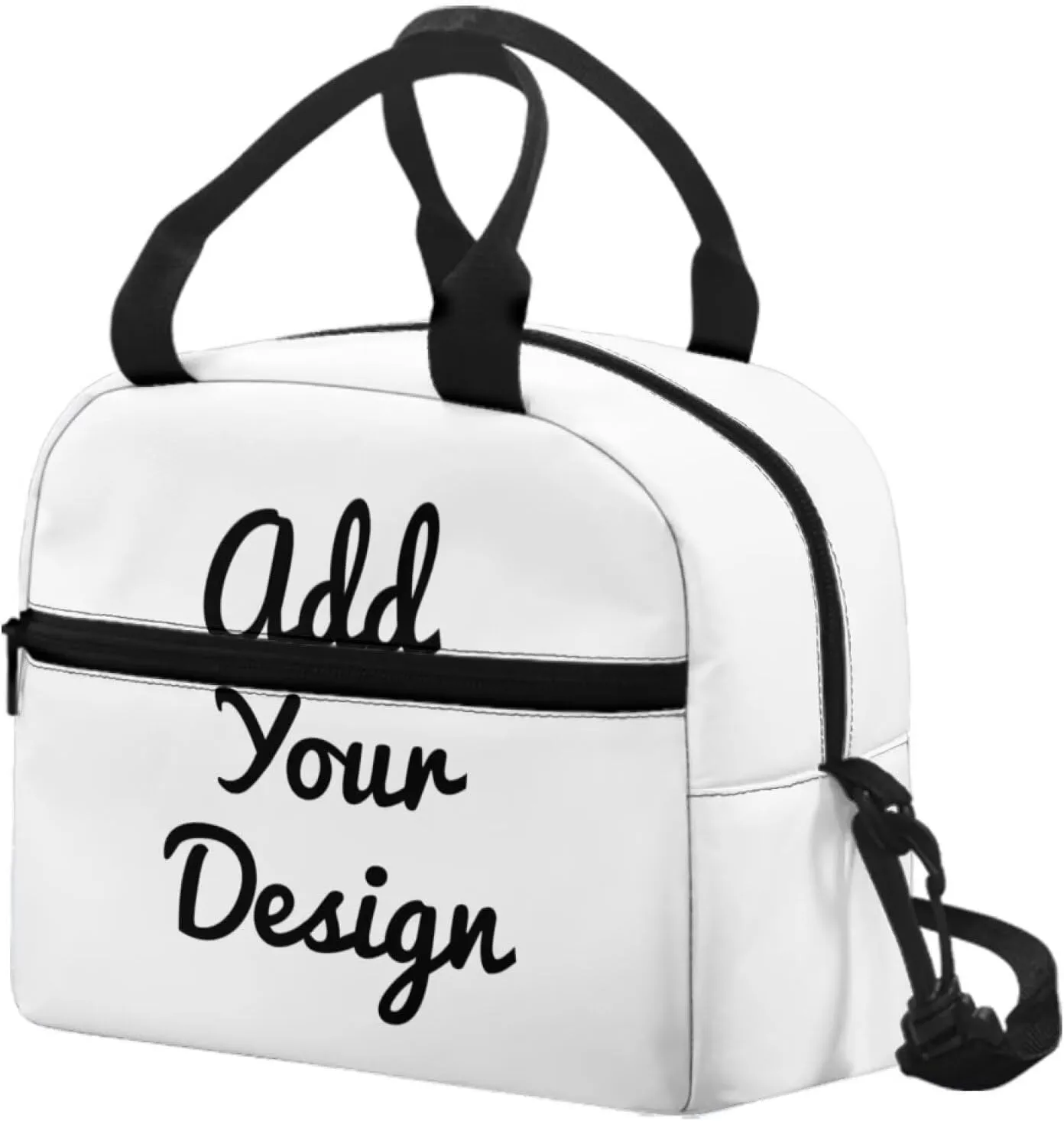 Custom Toddler Lunch Bag Personalized Insulated Lunch Bags with Zipper Closure Girls Customized Photo Name School Lunchbag Ideal for Daily Use