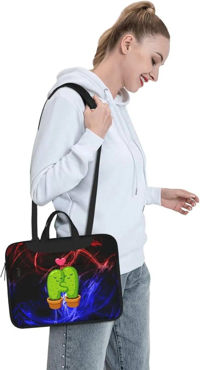 Cute Cartoon Rat Laptop Shoulder Bag ​for Men Women, Computer Carrying Case Messenger Bag with Strap