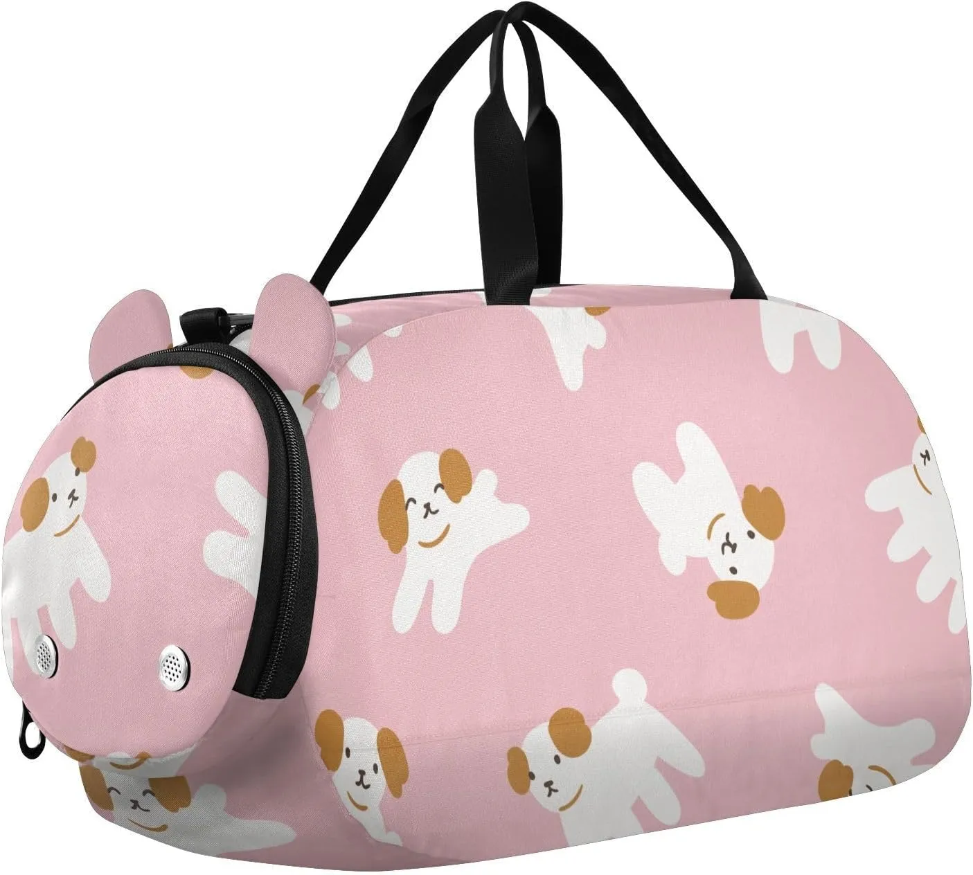 Cute Doggy Adorable Dogs Duffel Bags for Boys Small Gym Bags for Teens Dance Bag for Girls