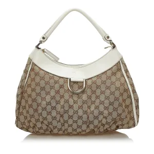 D-Ring (SHG-34226) Big savings Gucci GG Shoulder Bag Hurry, act fast Canvas Abbey