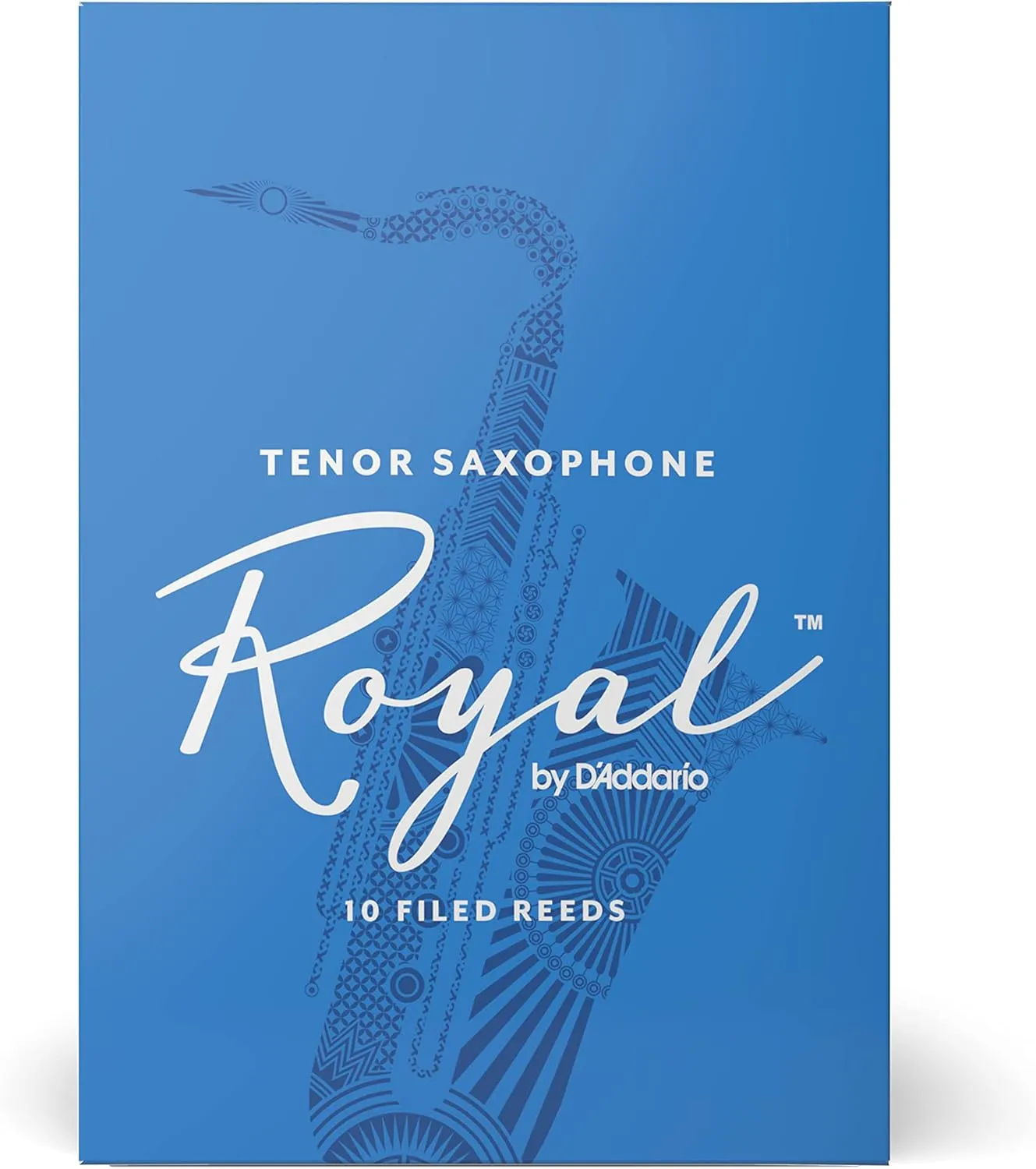 D'Addario Royal Tenor Saxophone Reeds, Strength 4, Pack of 10