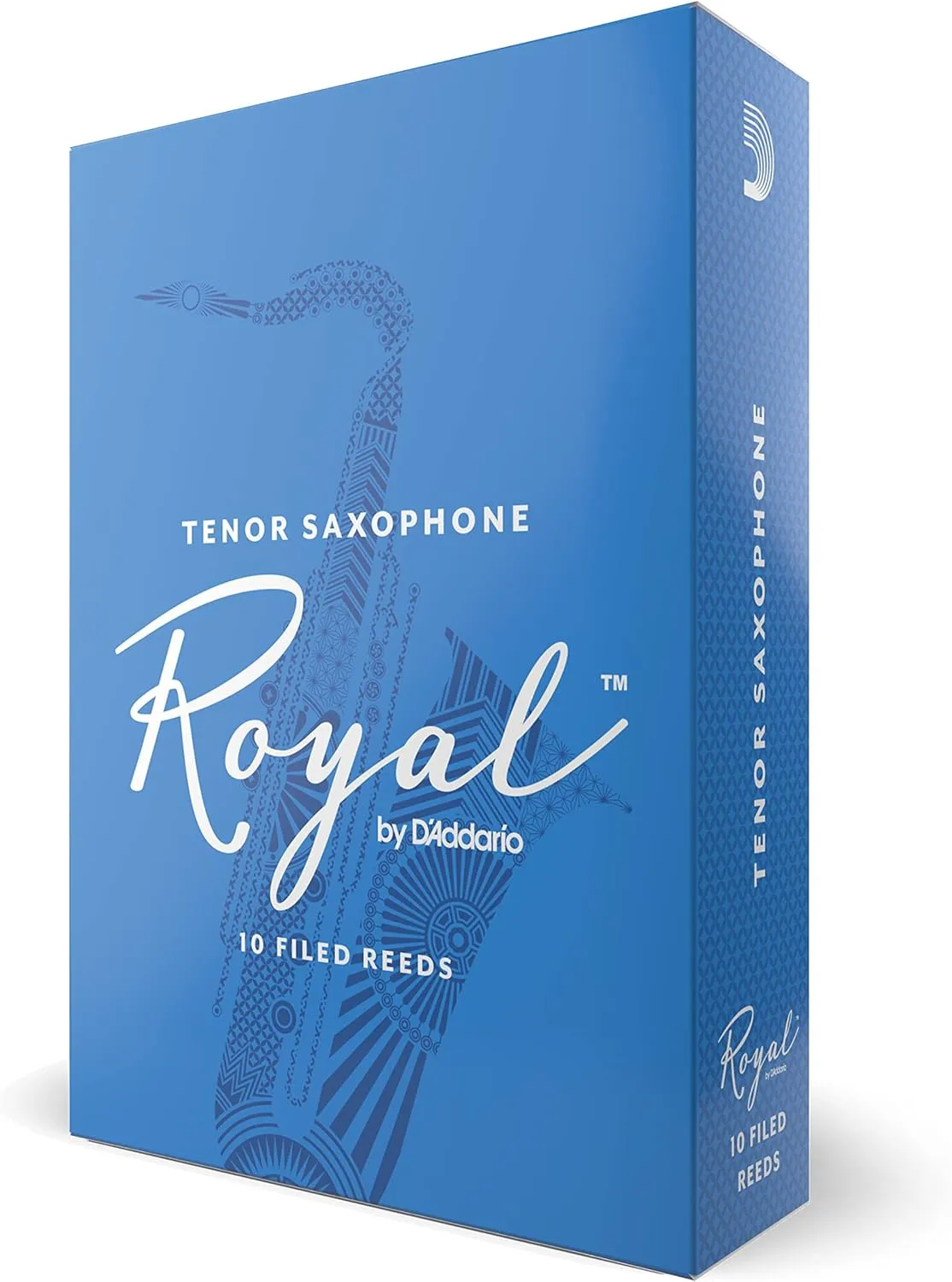 D'Addario Royal Tenor Saxophone Reeds, Strength 4, Pack of 10