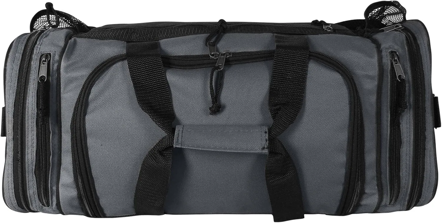 DALIX 20" Sports Duffle Bag w Mesh and Valuables Pockets Travel Gym
