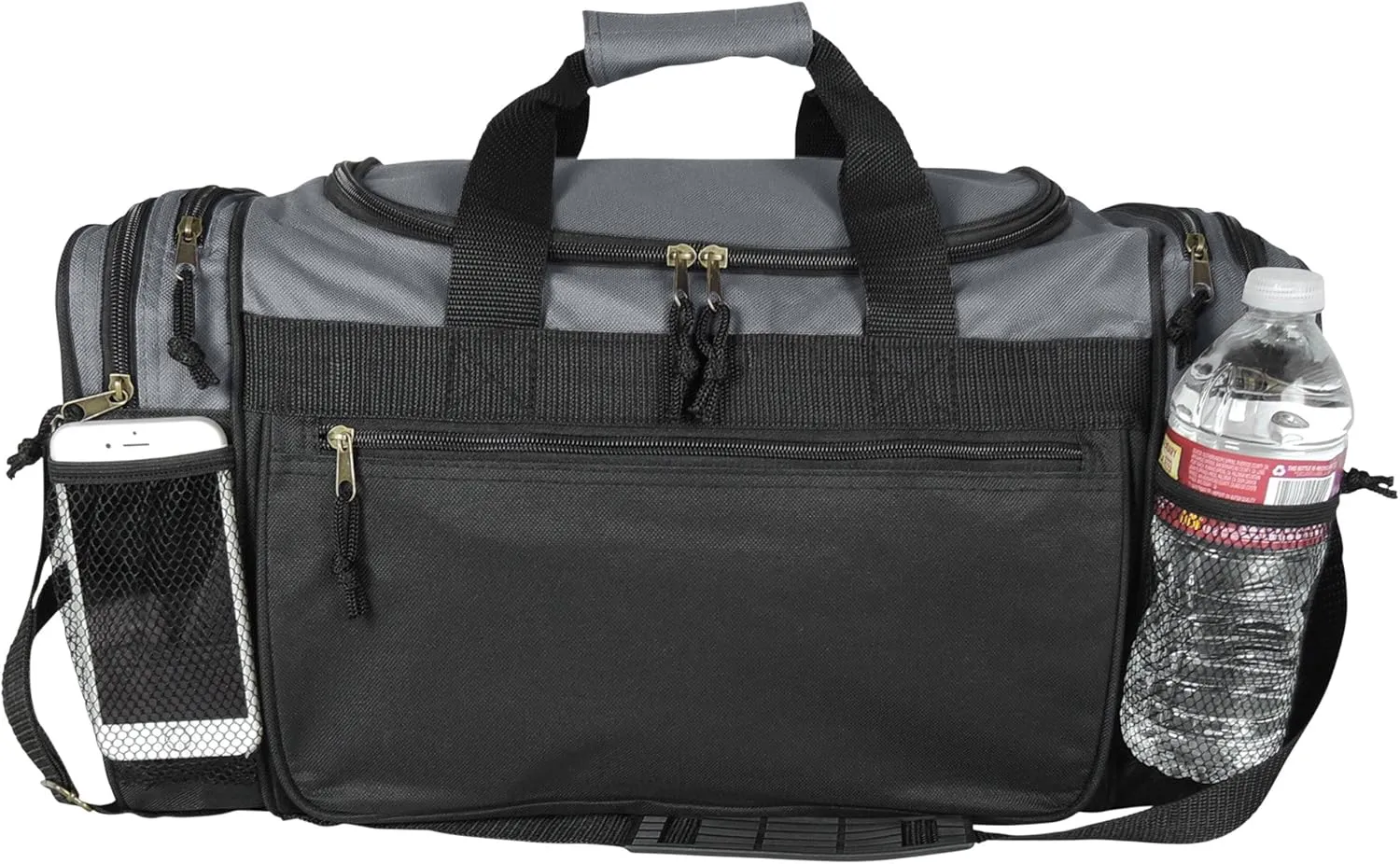 DALIX 20" Sports Duffle Bag w Mesh and Valuables Pockets Travel Gym