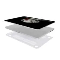 Dalmatian Rose Zipper MacBook Case, MacBook Air Case, MacBook Air 13 Case, MacBook Pro Case, MacBook Pro 14 inch Case