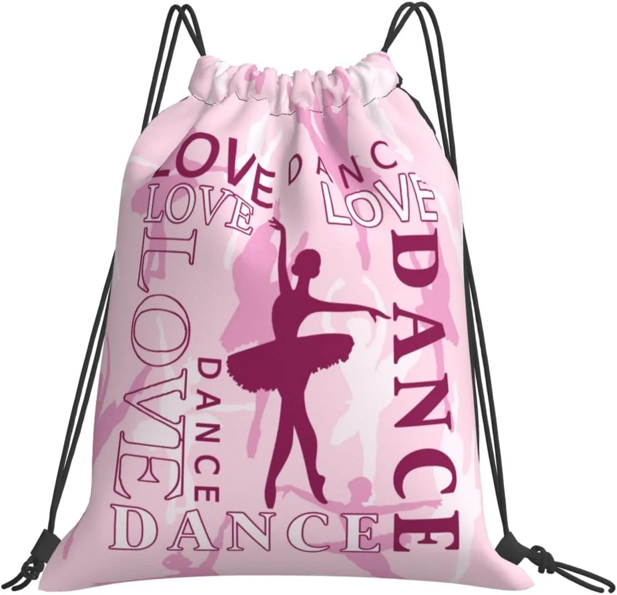 Dance Bags For Dancers Gym Drawstring Stuff Ballet Backpack Gifts For Little Women