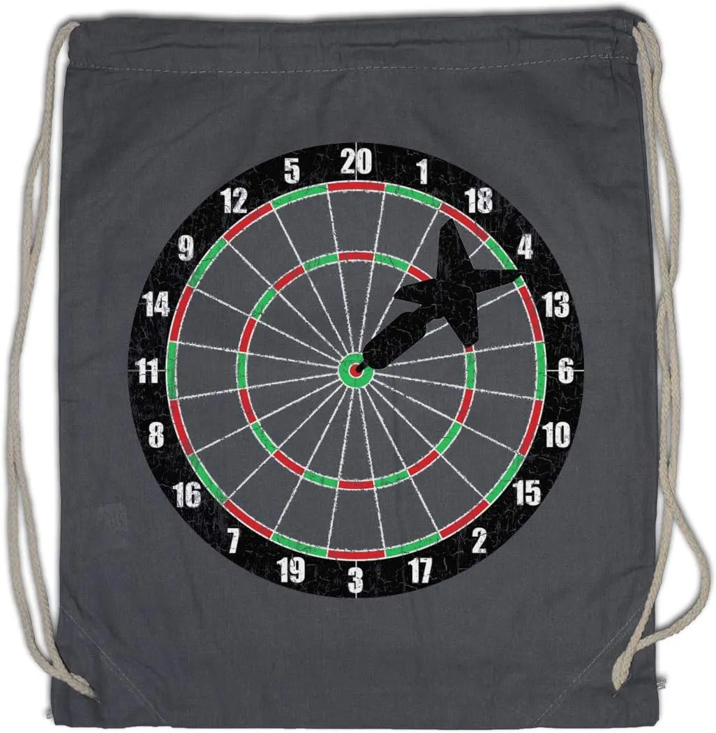 Darts Bullseye Drawstring Bag Gym Sack