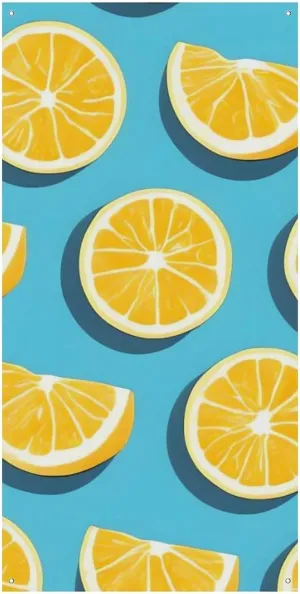 Decorations Door Cover Front Door Cover Lemon Wedges Christmas Door Cover Xmas Hanging Door Banner Welcome Door Banner Door Curtain