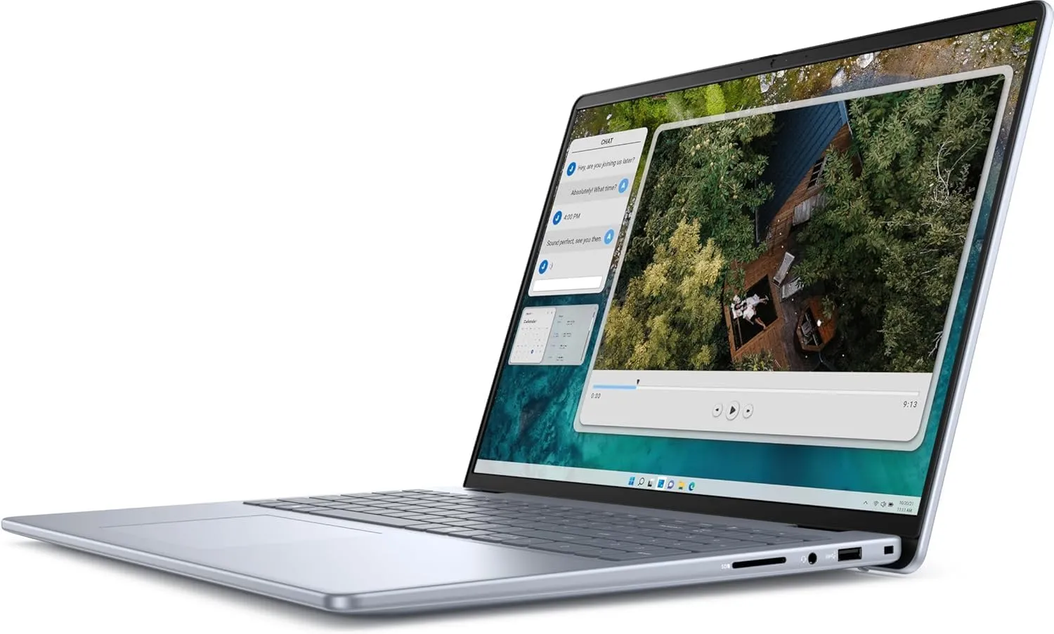 Dell Inspiron 16 5645 Touchscreen Laptop, 16" FHD  300-Nits Screen, AMD Ryzen 7-8840U CPU(Up to 5.1 GHz), 64 GB DDR5, 2 TB SSD, Backlit KB, Fingerprint Reader, Windows 11 Pro & Office Pro Lifetime