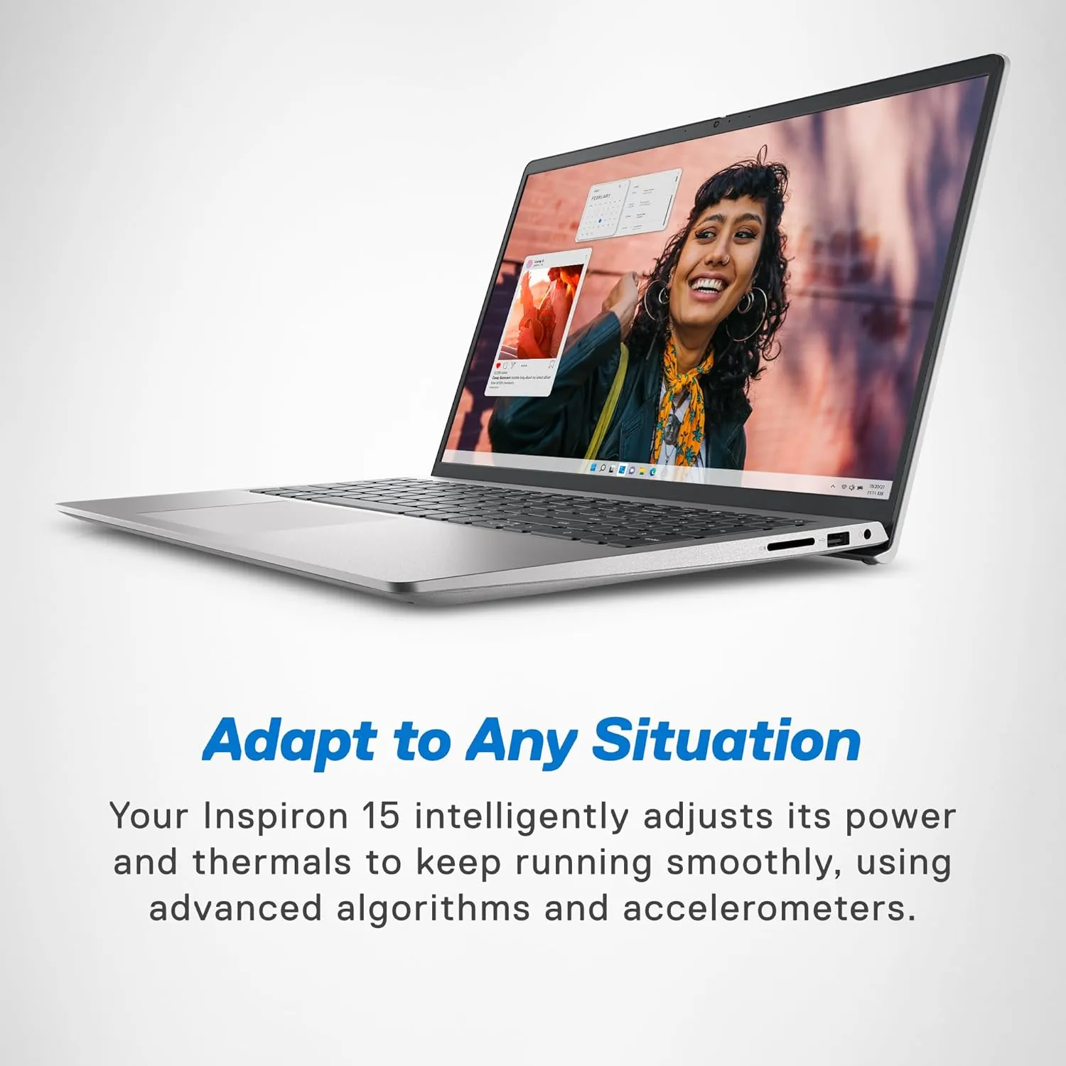 Dell Inspiron 3530 Laptop - 15.6-inch FHD 120Hz Display, Intel Core i5-1334U Processor, 16GB DDR4 RAM, 512GB SSD, Intel Iris Xe Graphics, Windows 11 Home, Migrate Services - Platinum Silver (Aluminum)
