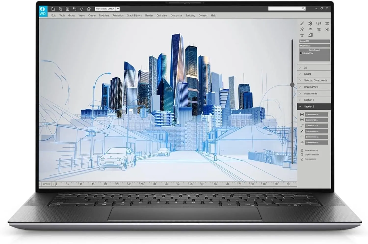 Dell Precision 5560 Workstation Laptop | 15.6" 1920x1200 FHD  | Core i9-11950H - 1TB SSD Hard Drive - 32GB RAM - Nvidia RTX A2000 | 8 cores @ 5 GHz - 4GB GDDR6 Win 11 Pro Silver (Renewed)