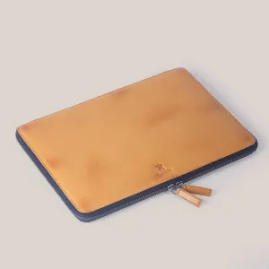 DELL XPS Zippered Laptop Case - Vintage Tan