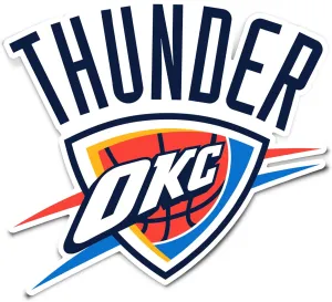 Desert Cactus Oklahoma City Thunder Sticker OKC NBA Officially Licensed Vinyl Decal Laptop Water Bottle Car Scrapbook (Individual 3)