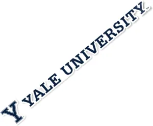 Desert Cactus Yale University Sticker Name Logo Vinyl Decal Laptop Water Bottle Car Scrapbook (8 Inch Sticker)