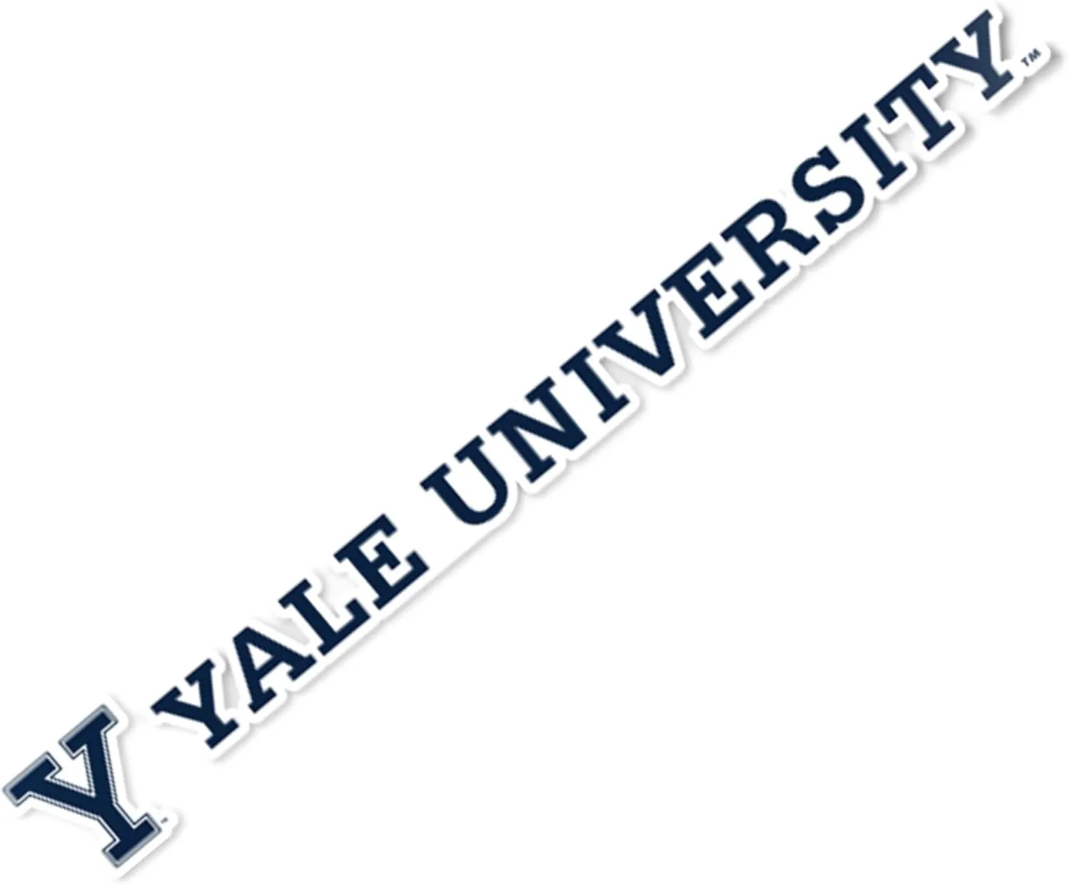 Desert Cactus Yale University Sticker Name Logo Vinyl Decal Laptop Water Bottle Car Scrapbook (8 Inch Sticker)