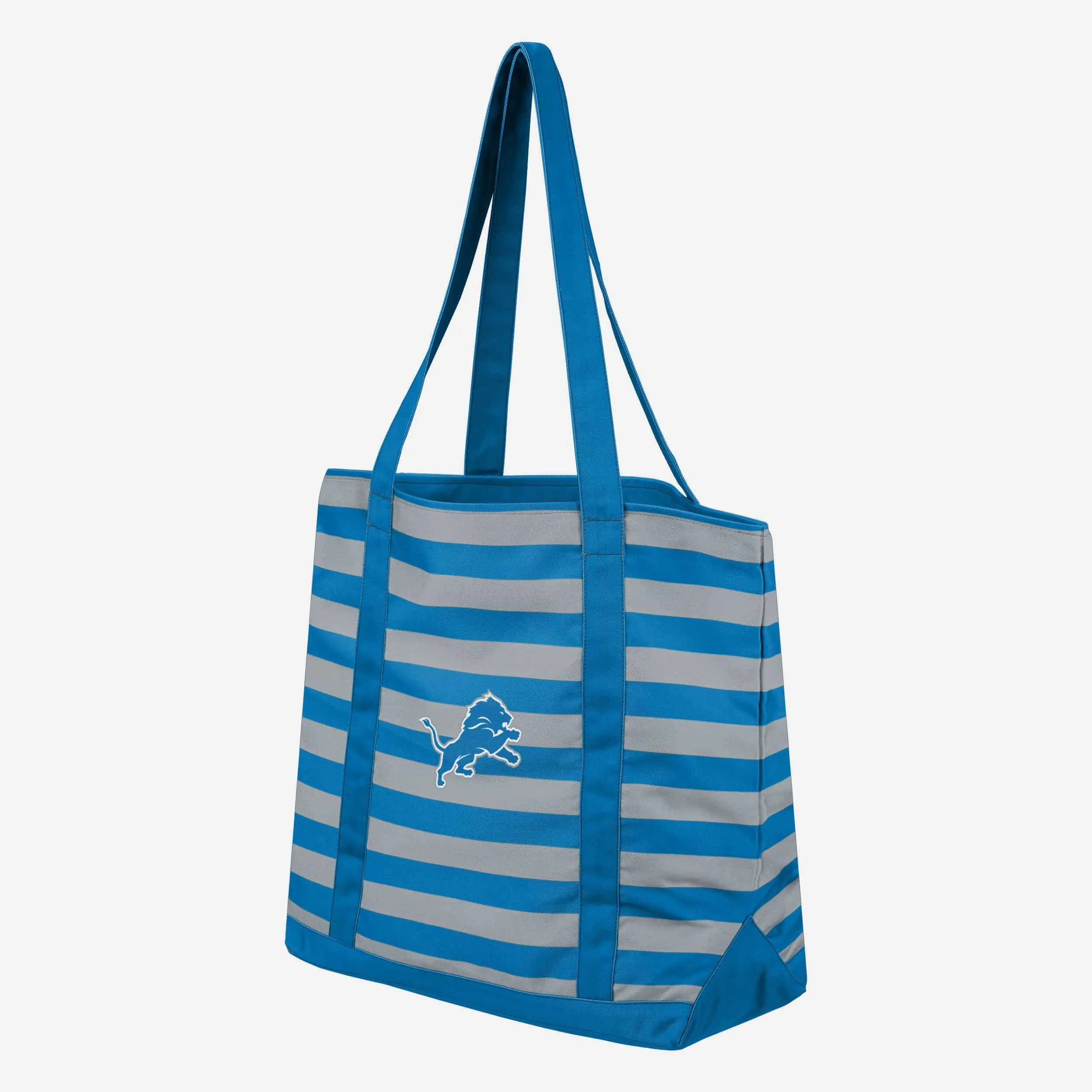 Detroit Lions Team Stripe Canvas Tote Bag