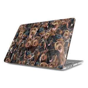 Doberman Pinscher Full Face MacBook Case, MacBook Air Case, MacBook Air 13 Case, MacBook Pro Case, MacBook Pro 14 inch Case