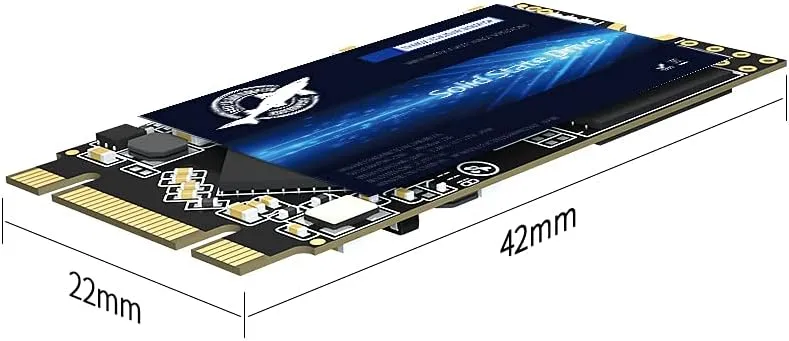 Dogfish M.2 2242 SSD 2TB 3D NAND QLC SATA III 6 Gb/s, Internal Solid State Drive - Compatible with Desktop PC Laptop (M.2 2242 2TB)