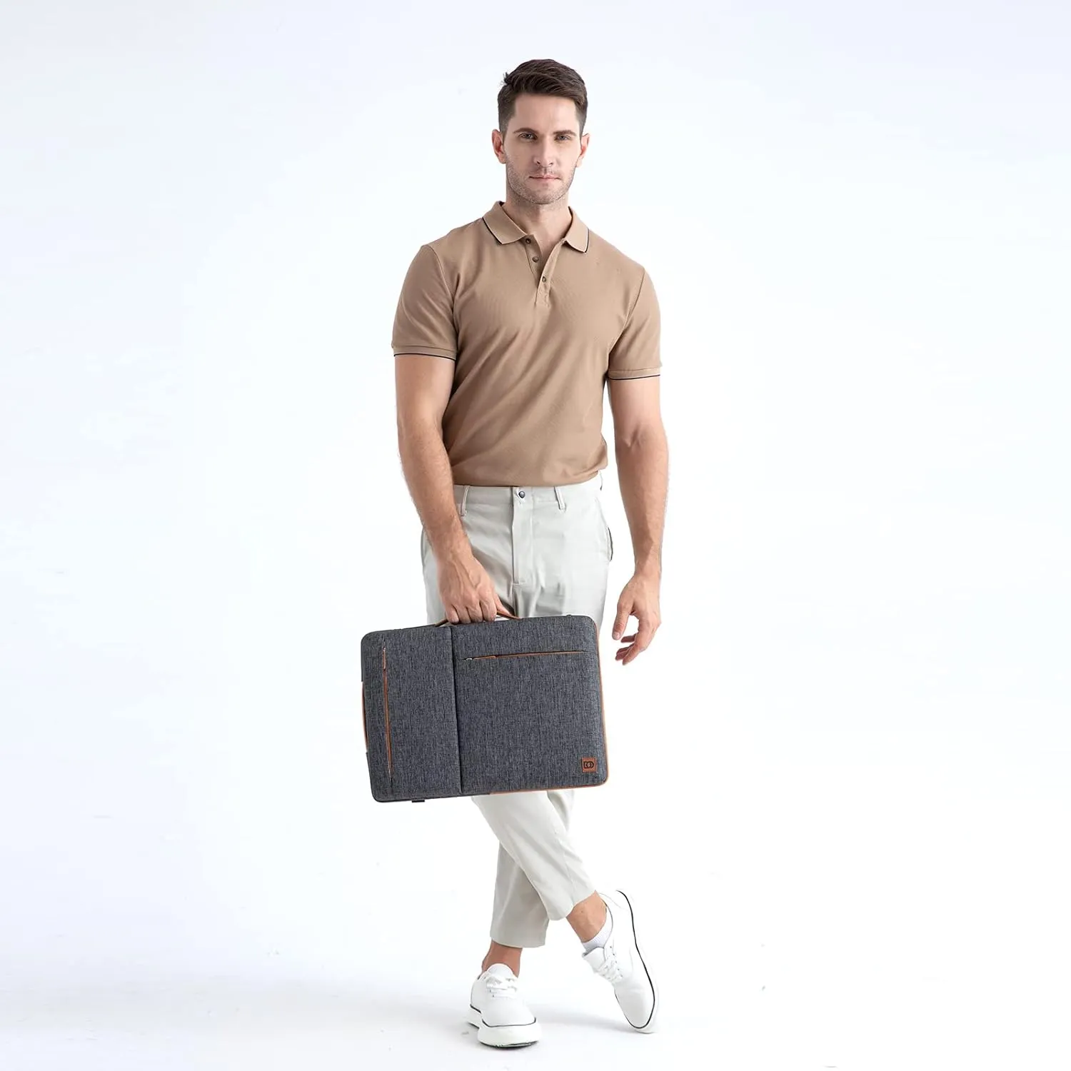 DOMISO 10.1 Inch Tablet Sleeve Shoulder Bag Case - Water Resistant Briefcase Compatible with 9.7" 10.5" 11" iPad Pro/Air/Surface Go/iPad/Lenovo Yoga Book