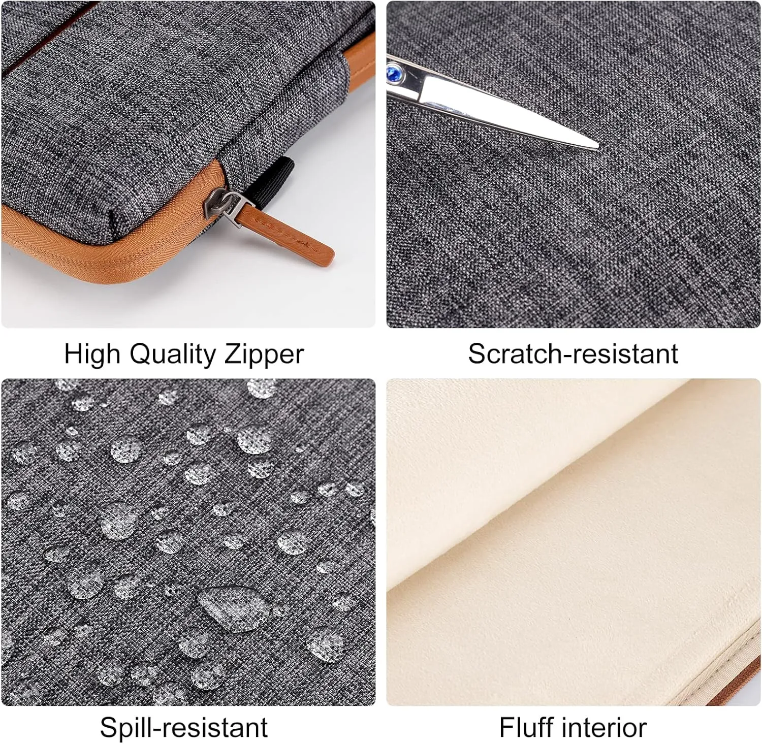 DOMISO 10.1 Inch Tablet Sleeve Shoulder Bag Case - Water Resistant Briefcase Compatible with 9.7" 10.5" 11" iPad Pro/Air/Surface Go/iPad/Lenovo Yoga Book