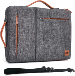 DOMISO 10.1 Inch Tablet Sleeve Shoulder Bag Case - Water Resistant Briefcase Compatible with 9.7" 10.5" 11" iPad Pro/Air/Surface Go/iPad/Lenovo Yoga Book
